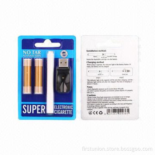 Low-resistance Can Recharge Disposable Atomizer E-cigarette, Full Battery Can Keep for 400 Puffs